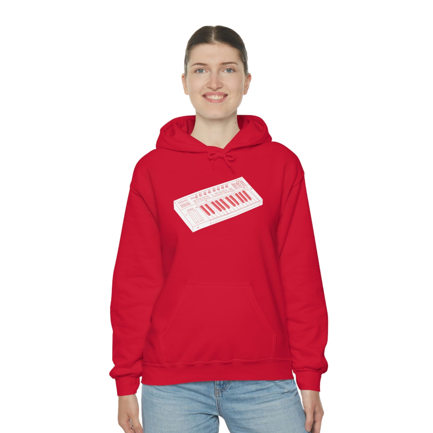 MidiCrew Red Hooded Sweatshirt