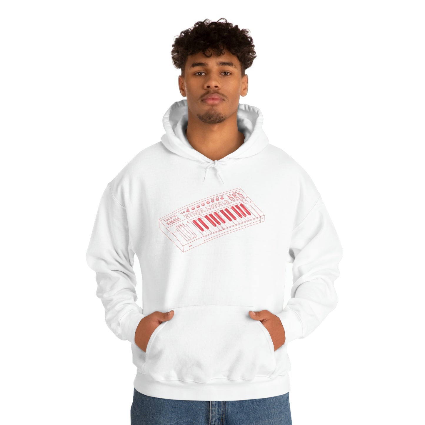 MidiCrew Red Hooded Sweatshirt