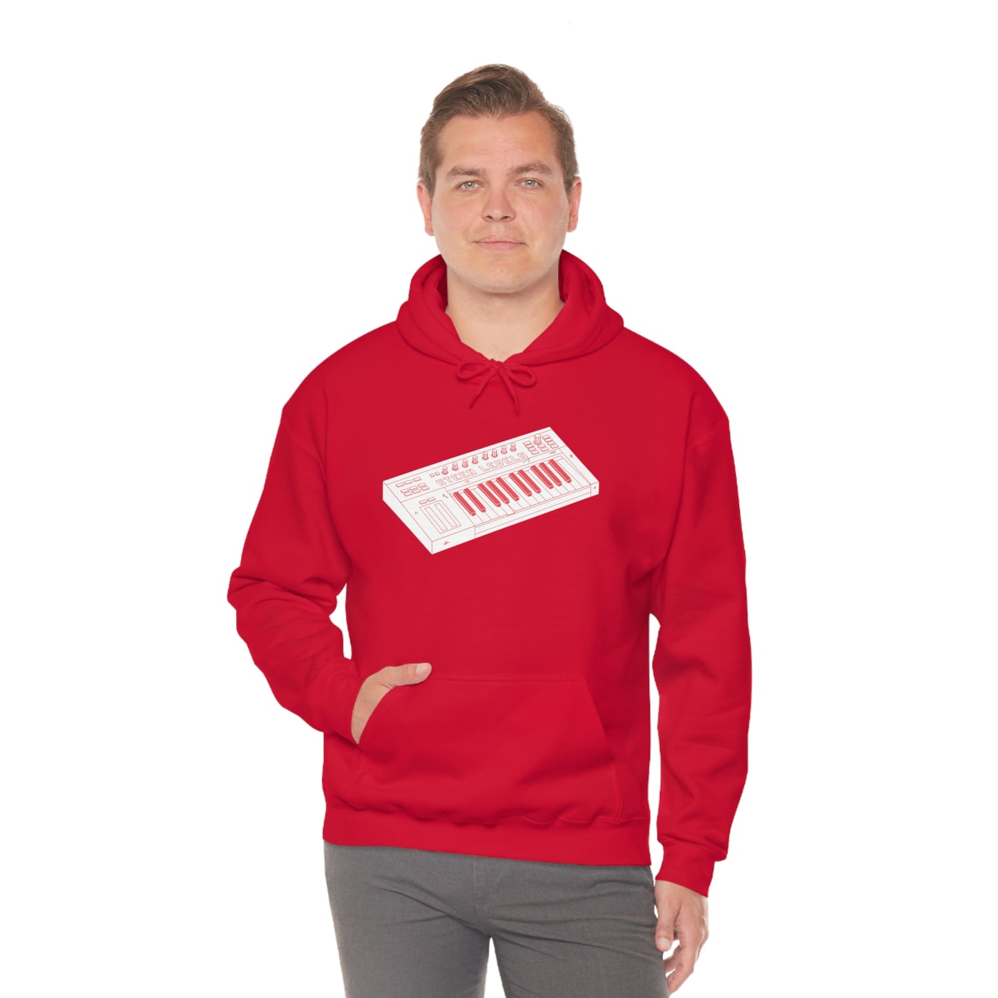 MidiCrew Red Hooded Sweatshirt