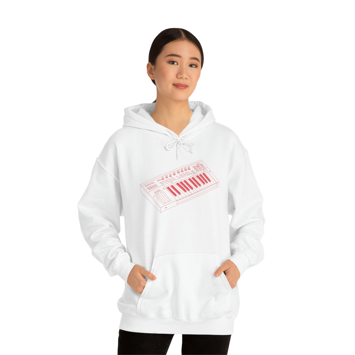 MidiCrew Red Hooded Sweatshirt