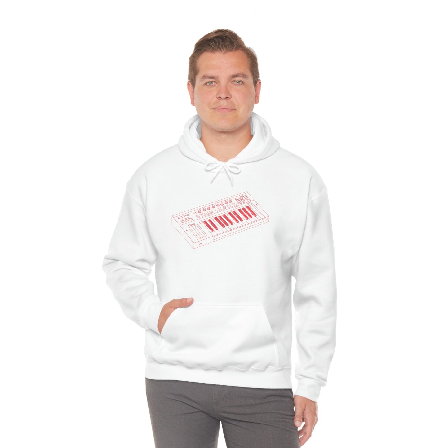 MidiCrew Red Hooded Sweatshirt