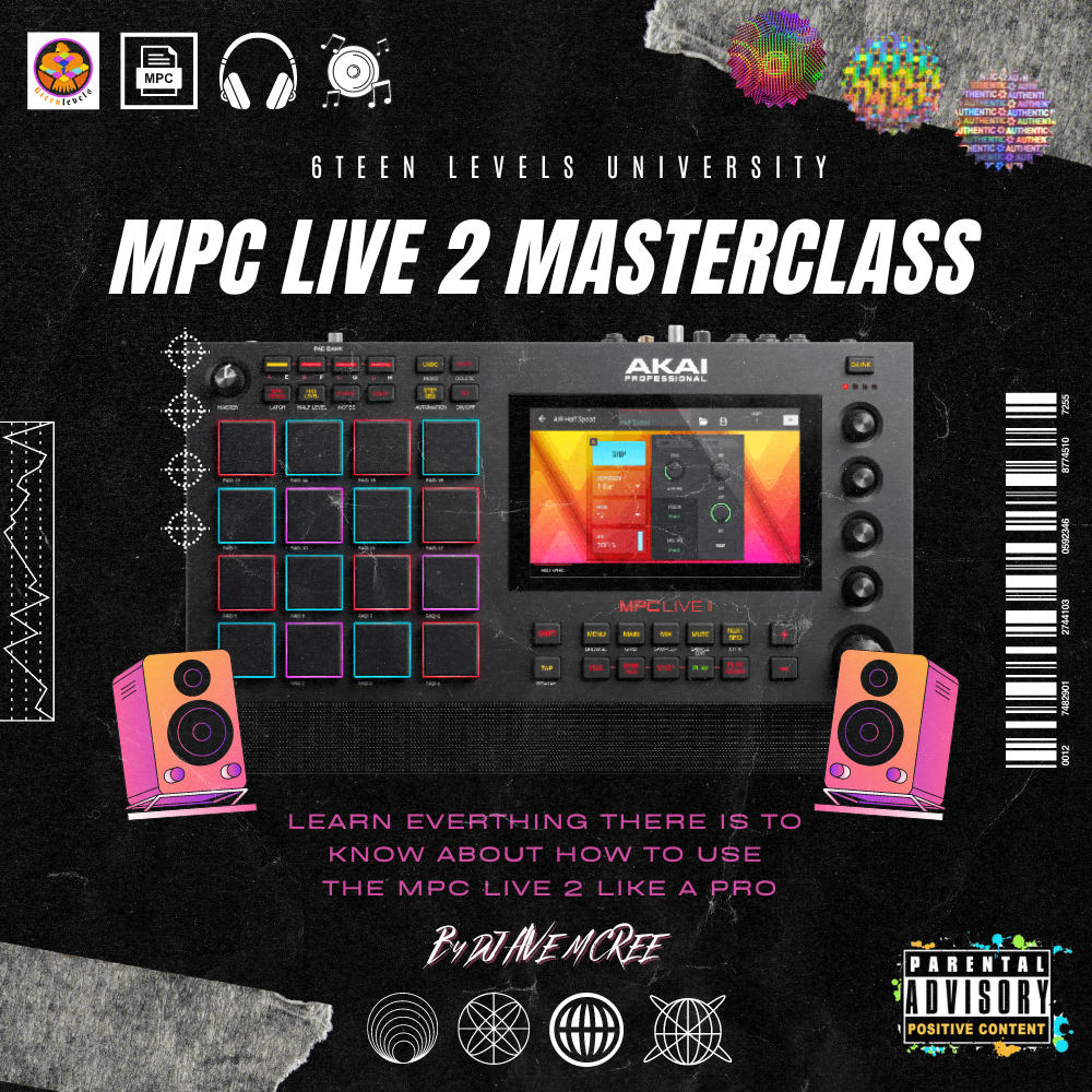 AKAI MPC Live 2 MasterClass – 16-levels