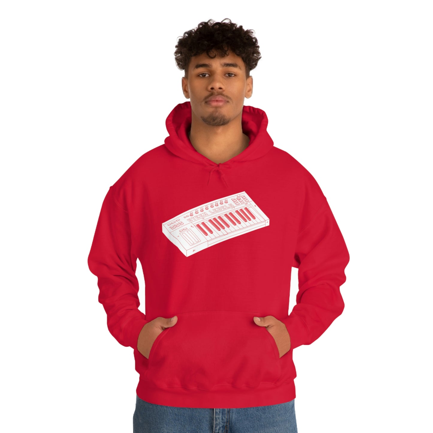 MidiCrew Red Hooded Sweatshirt