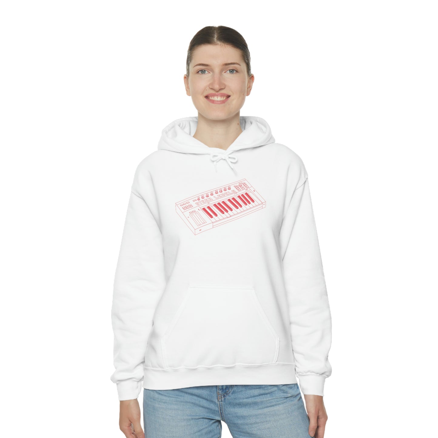 MidiCrew Red Hooded Sweatshirt