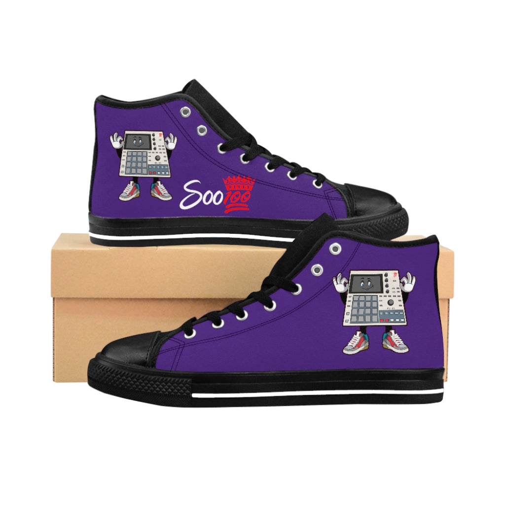 Soo100 x 6teen levels Midiot Men's Classic Sneakers