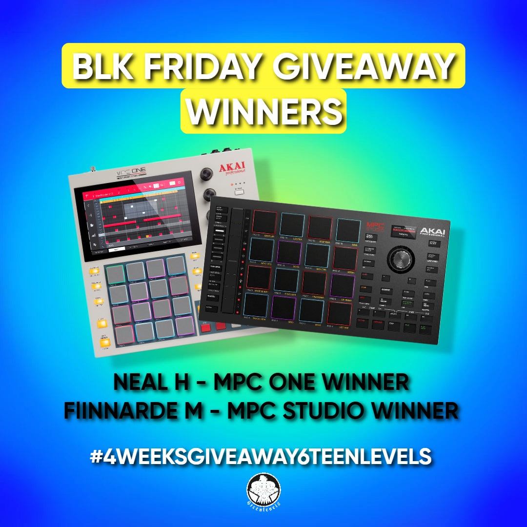 Black Friday MPC ONE & MPC Studio 2 Giveaway Winners
