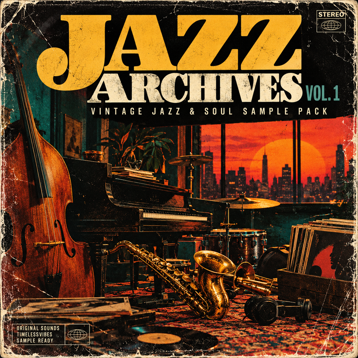 Jazz Archives Vol. 1 — Vintage Jazz & Soul Sample Pack cover