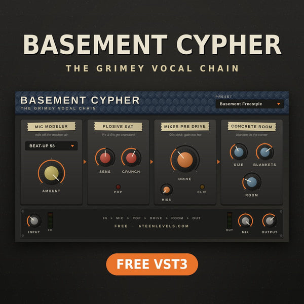 BASEMENT CYPHER - Free Grimey Vocal Plugin