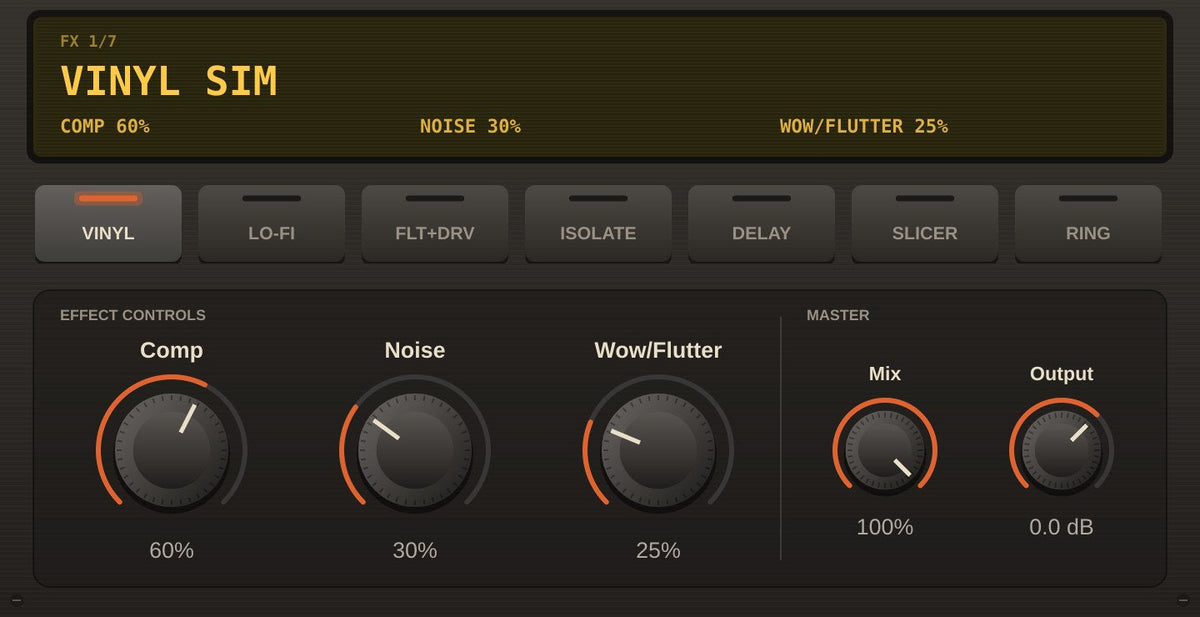 DUSTBOX Vinyl Sim effect
