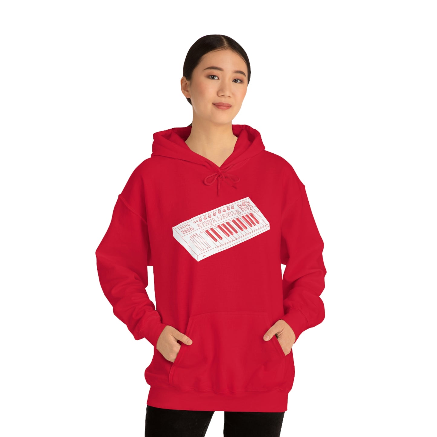 MidiCrew Red Hooded Sweatshirt
